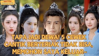 【【Indo Sub】Tapa Jadi Dewa! 5 Cewek Cantik Berteriak Tidak Bisa, Memohon Saya Keluar...