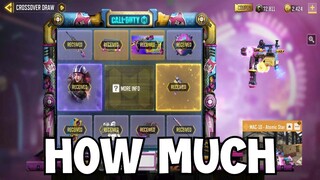 HOW MUCH DOES THE "CROSSOVER DRAW" COST? | ARTERY - JAMMER & MAC-10 ATOMIC STAR - COD MOBILE S3
