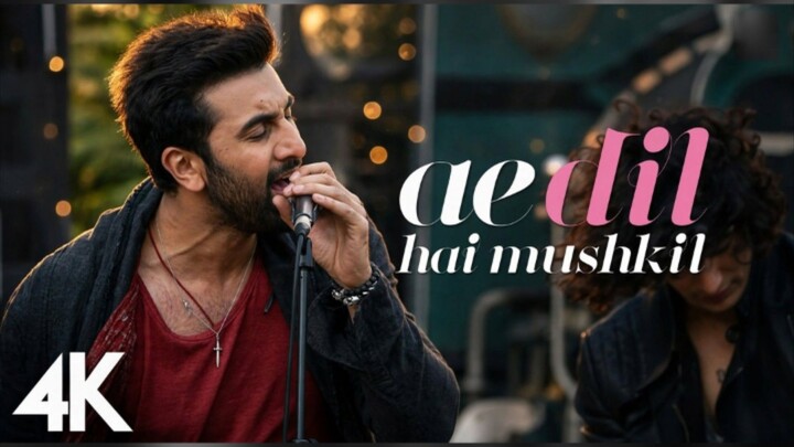 Ae Dil Hai Mushkil** 🎵---Kuch log dil mein rehte hain, address nahi hota unka"Ek taraf ishq, doosri