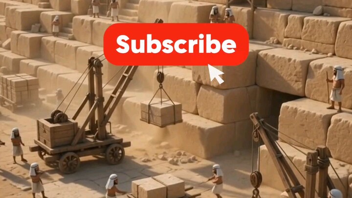 How Did Tiny Builders Build the Great Pyramid of Giza? 😱🏗️