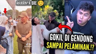 CEWE VIRAL AKHIRNYA DI GENDONG MAYOR TEDDY KE PELAMINAN⁉️..REACT MEME KOCAK