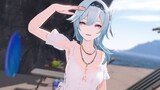 [Genshin Impact MMD] Yula: Are you going to the beach with me~ Black Mamba