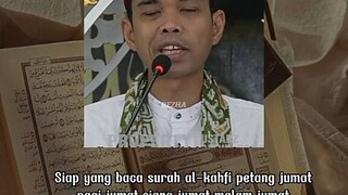 Jangan lupa baca surat Al Kahfi saat Jum'at 😇