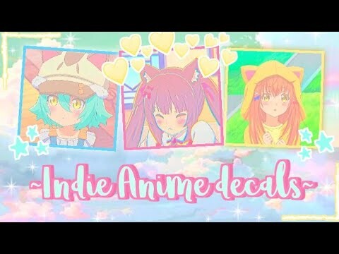 Aesthetic Indie Anime icon decals/decal ids | For your Royale high journal, Bloxburg, Etc.└( ＾ω＾)」