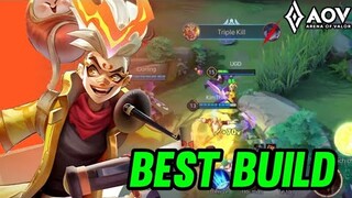 WUKONG PRO GAMEPLAY BEST BUILD - AoV | LiênQuânMobile | RoV