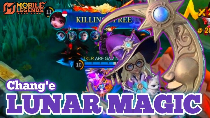 GAMEPLAY 🎮🎮🎮🎮🎮 CHANG'E LUNAR MAGIC, DAMAGE FANTASTIS🔥🔥