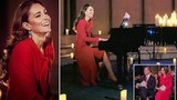 Kate delights fans with surprise piano performance at community carol service