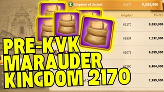 UPDATE Pre KVK Klasemen Sementara Stage Marauder KD 2170 1834 1079 2200 | Rise Of Kingdoms Indonesia