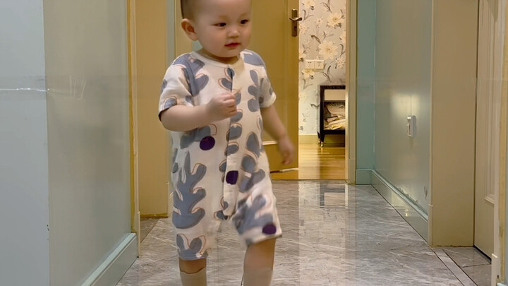 14-Month-Old Human Baby’s Tape Challenge