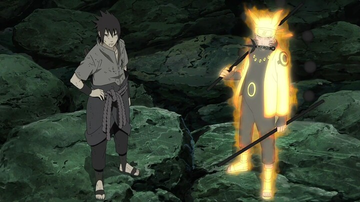 naruto dan sasuke vs madara