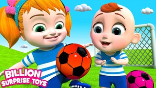 Ini hari yang indah untuk bermain dengan bola warna-warni - Kids Funny Cartoons