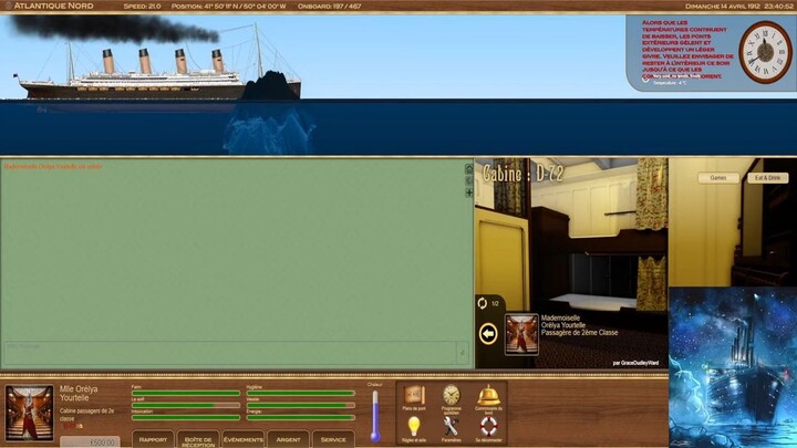 Titanic Voyage RPG 2024 (Teste Naufrage ) - Le Naufrage Du RMS Titanic (Survire