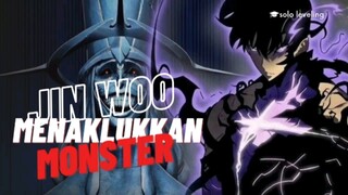 SOLO LEVELING: Sung Jin Woo menaklukan Monster 🔥