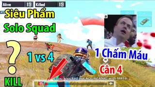 Siêu Phẩm Solo Squad Của RinRin. Cân 4 Chỉ Với 1 Chấm Máu | PUBG Mobile