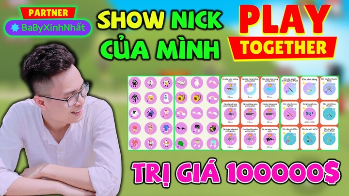 Play Together | Show Nick Của Mạnh CFM Xem Có Những Món Đồ Gì Mà Ai Cũng Muốn..Ahihi