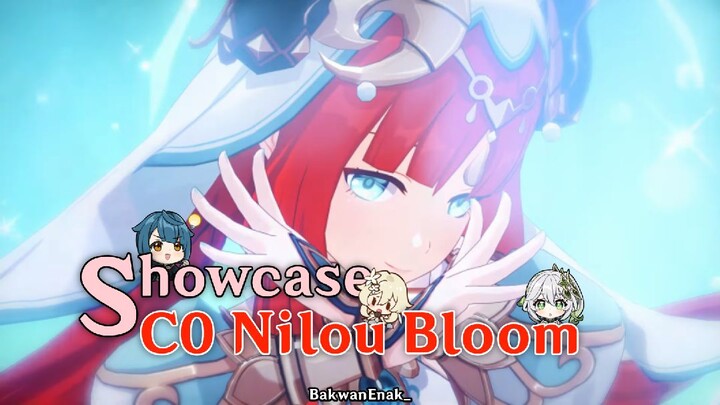 C0 Nilou & C0 Nahida Bloom vs Primo Geovishap - Genshin Impact Indonesia 🌊