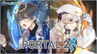 【PORTAL 2 W/ AIA】Bifocal Buddies try to be smort【NIJISANJI EN | Ike Eveland】