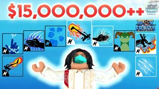 I Spent $15,000,000+ to Unlock All FightStyles in BLoxfruits | Roblox