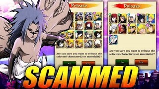I GOT SCAMMED!! TIME TO SPEND PEARLS & NUKE THE ACCOUNT (Naruto Ultimate Ninja Blazing)