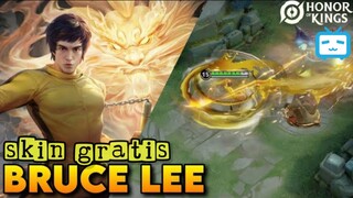 SKIN GRATIS ITU NYATA|| review skin bruce lee || HONOR OF KING