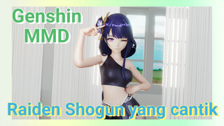 Raiden Shogun yang cantik [Genshin, MMD]