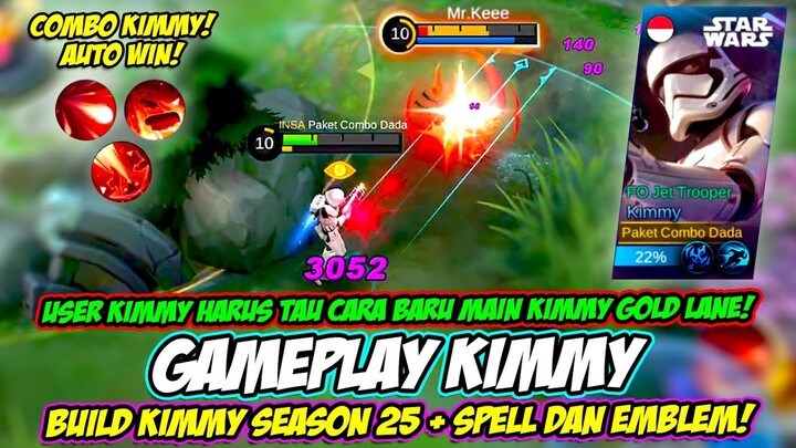 BUILD TERSAKIT KIMMY + CARA BARU MAIN KIMMY GOLD LANE ❗ SPELL + EMBLEM ❗ GAMEPLAY KIMMY STAR WARS