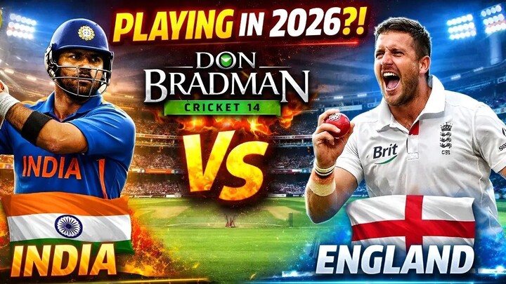 Playing Don Bradman Cricket 14 in the Cricket 26 Era… | IND vs ENG | 5-Five Match