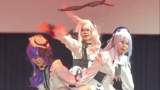 全网首糖五扯眼罩演出好耶！...等等什么东西掉下来了！  ？！  ？