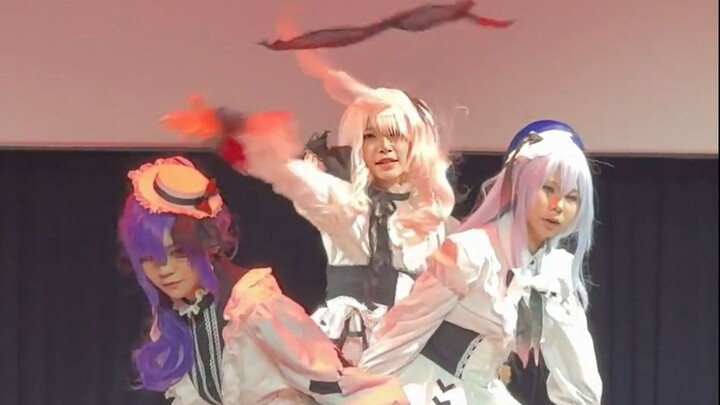 全网首糖五扯眼罩演出好耶！...等等什么东西掉下来了！  ？！  ？