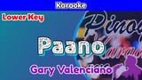 Paano by Gary Valenciano (Karaoke : Lower Key)