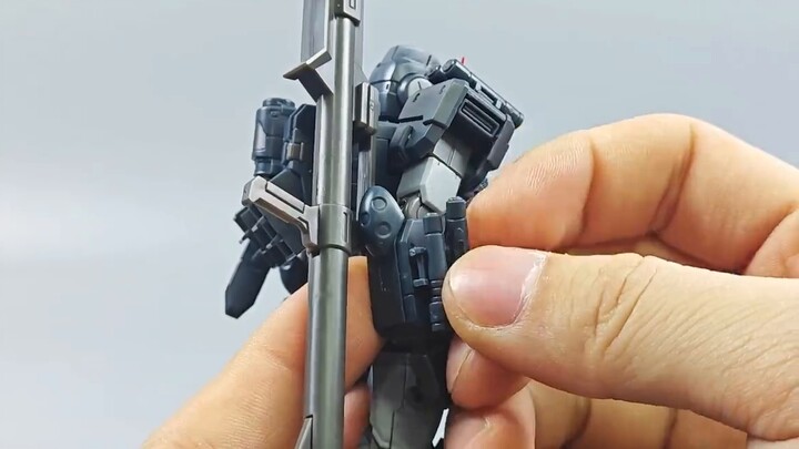 48 yuan! A true color-changing god! Is it really ahead of Bandai? AK model HG Spartan Jim Black Dog 