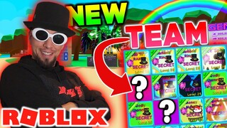 Adding New Secret Pet to My Bubble Team in Roblox Bubble Gum Simulator