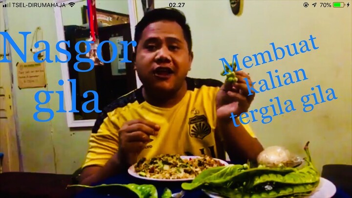 Mukbang Makan gila nasi goreng GILAAA