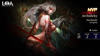 New Skin Mochizuki Evil Spirits Review And Gameplay - Legend Of Ace (LOA)