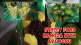 MANGA AT BAGOONG ALAMANG PHILIPPINES STREET FOOD @AGUINALDO HI WAY