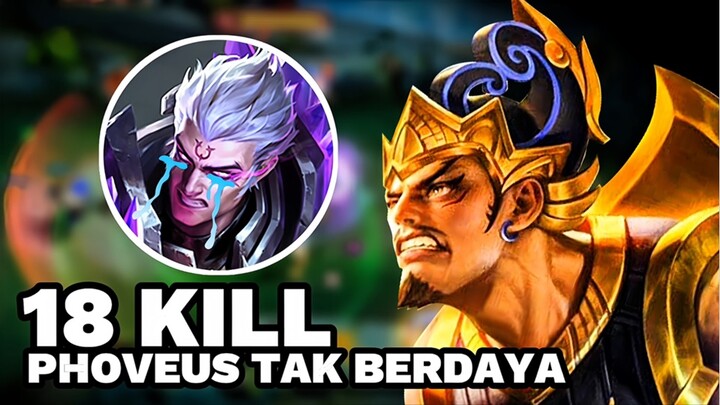 18 KILL GATOTKACA COUNTER PHOVEUS‼️Build Gatotkaca Terkuat