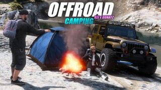 OFFROAD, PASANG TENDA, CAMPING DI ALAM LIAR, VILLA YANG INDAH  - GTA V ROLEPLAY