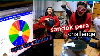 sandok pera challenge,spin the wheels,new years game