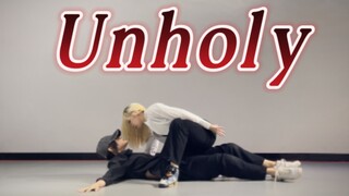 【Unholy】Jazz choreography cover dance丨Double A female lead hot girl x iron T tension atmosphere full