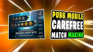 GOLD TO CONQUEROR FREE MATCH MAKING | SAFEGUARDED CAREFREE BATTLE PUBG MOBILE | NEW EVENT PUBG