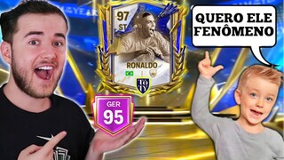 😱😭REALIZEI O SONHO DELE - RONALDÃO 97😭😱ELE PEDIU E A EA SPORTS FEZ A BOA NO FC MOBILE 24