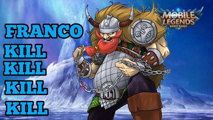 ||FRANCO||ONE SHOOT ONE KILL|| MOBILE LEGENDS