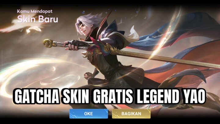 GATCHA SKIN GRATIS LEGEND YAO