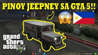 PINOY JEEPNEY SA GTA 5 ROLEPLAY!