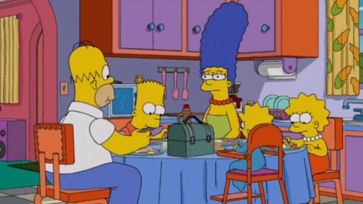 Homer thật may mắn khi có một gia đình như vậy. Ông già đó... khó có thể coi là... gia đình Simpsons