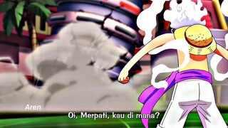 Luffy: Oi merpati kau di mana, main lagi yuk! 🤣