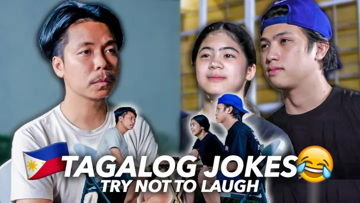 TAGALOG JOKES With EMPOY (Try Not To Laugh!!) | Ranz and Niana