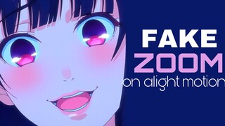 [alight motion] Fake zoom in tutorial