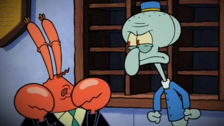 Squidward: I have to work to make a living, but I also want to escape from here.
