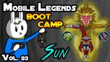 SUN - TIPS, ITEMS, SPELL, EMBLEMS, AND GUIDE - MGL MLBB BOOT CAMP VOLUME 93